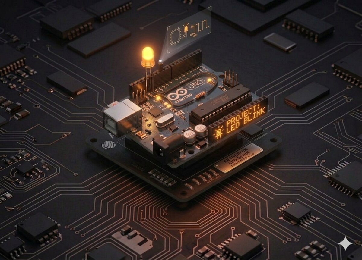LED intermitent