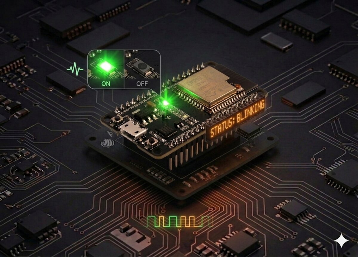 LED intermitent